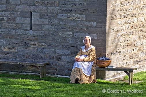 Fort Wellington Lass_16186.jpg - Photographed at Fort Wellington in Prescott, Ontario, Canada.